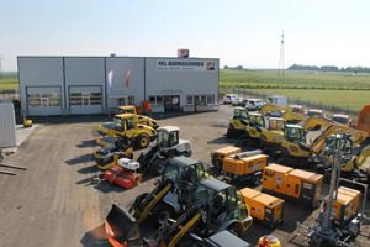 Im HKL Center Wolkersdorf finden Kunden Qualitätsprodukte führender Baumaschinen-Hersteller samt Zub