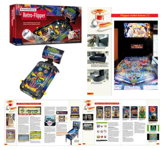 FRANZIS Abenteuer-Box: Der Retro-Flipper für Spiel, Spaß und Nostalgie zu Hause Bild: FRANZIS Abenteuer-Box: Der Retro-Flipper für Spiel, Spaß und Nostalgie zu Hause