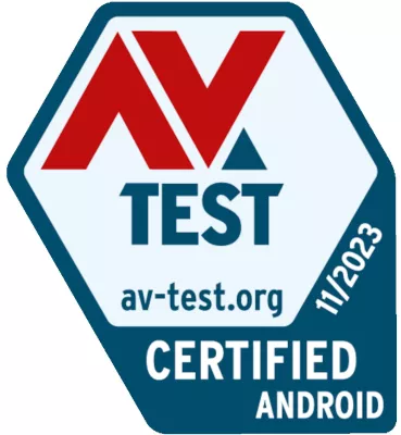 Bild: Protectstar Antivirus AI Android - AV-TEST Zertifizierung mit Herausragender Erkennungsrate