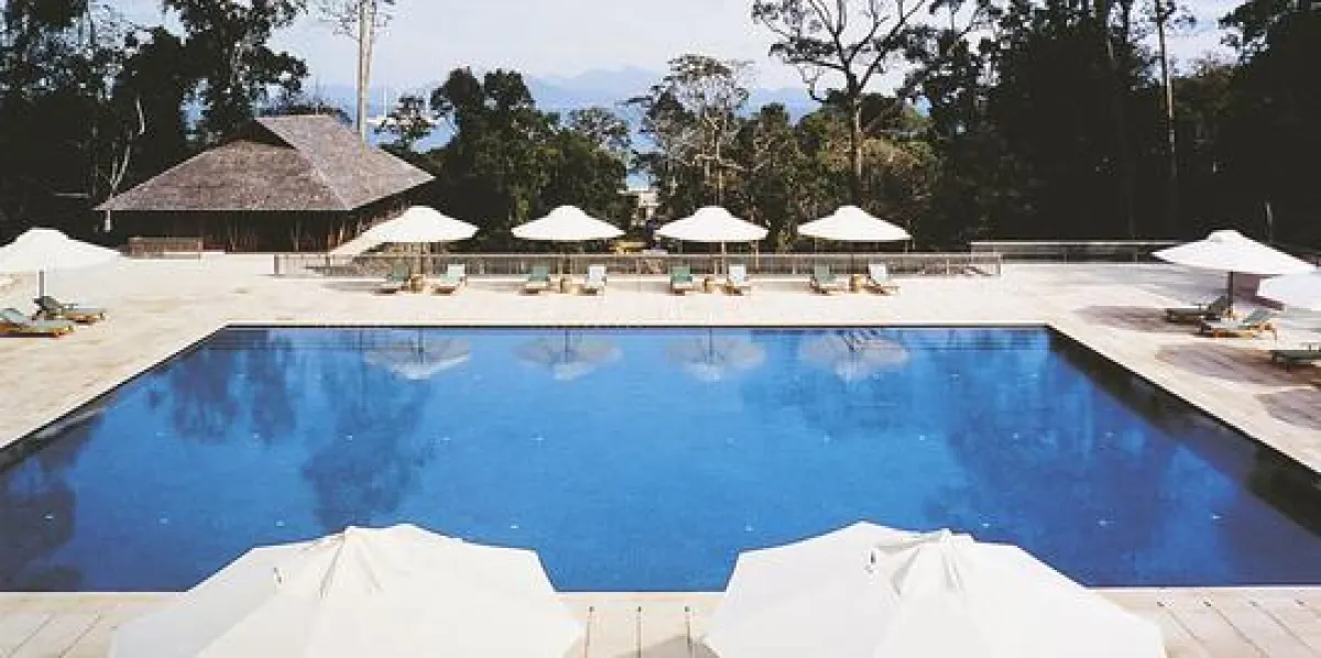 Pool des 5-Sterne-Designhotels The Datai, Malaysia