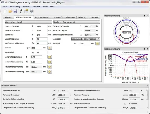 Bild: MESYS veröffentlicht neue Version der Wälzlagerberechnung nach ISO/TS 16281