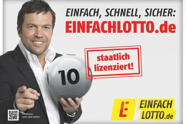 Bild: Einfachlotto.de startet Kampagne mit Lothar Matthäus