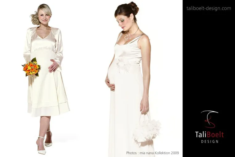 Schwanger heiraten mit TaliBoelt Design - Neue Kollektion mia nana 2009 Bild: Schwanger heiraten mit TaliBoelt Design - Neue Kollektion mia nana 2009