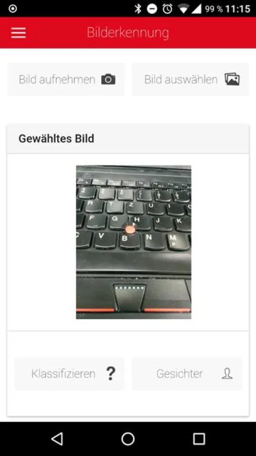 acceptIT Cobuddy: kognitive Services, z.B. Bilderkennung, könnnen in Apps integriert werden
