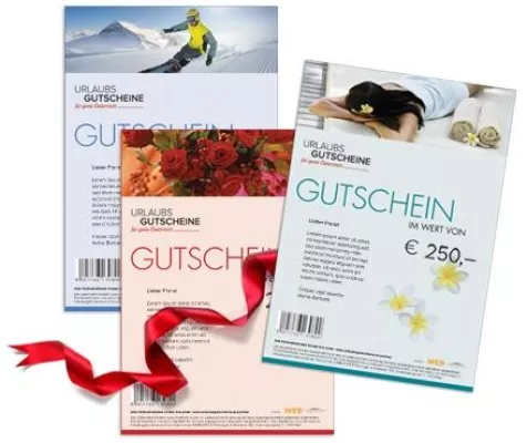 Bild: Nicht nur zu Weihnachten: Urlaubsgutscheine für ganz Österreich