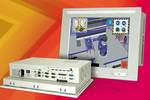 Bild: Robuster Industrie Panel-PC mit 2T2R WLAN