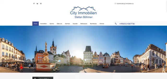 Vertrauen Sie auf City Immobilien - Stefan Böhmer als Ihren Immobilienmakler in Trier Bild: Vertrauen Sie auf City Immobilien - Stefan Böhmer als Ihren Immobilienmakler in Trier