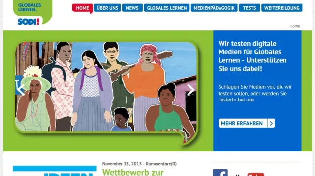 Bild: Globales Lernen mit digitalen Medien: Homepage globales-lernen-digital.de ab sofort online