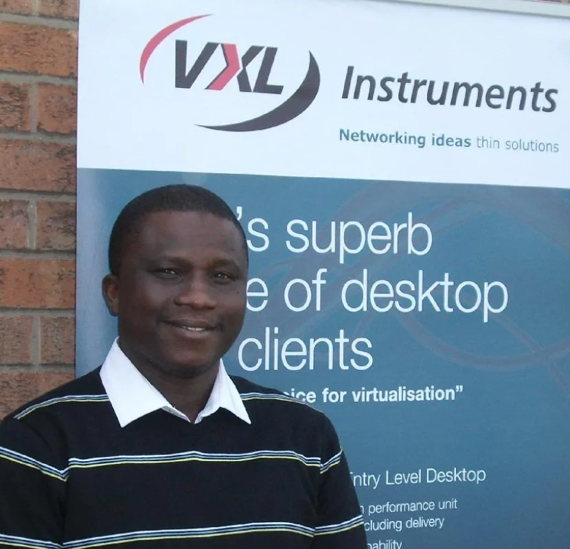 David Malomo, Technical Support Engineer bei VXL Instruments