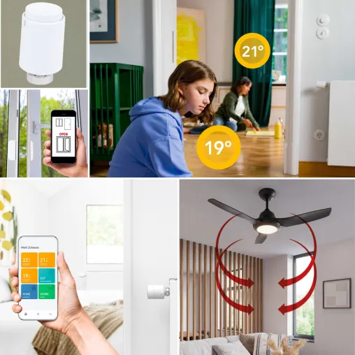 Bild: Heizkosten sparen mit smarter Technik | Lampenwelt.de präsentiert Thermostate, Sensoren & Ventilatoren