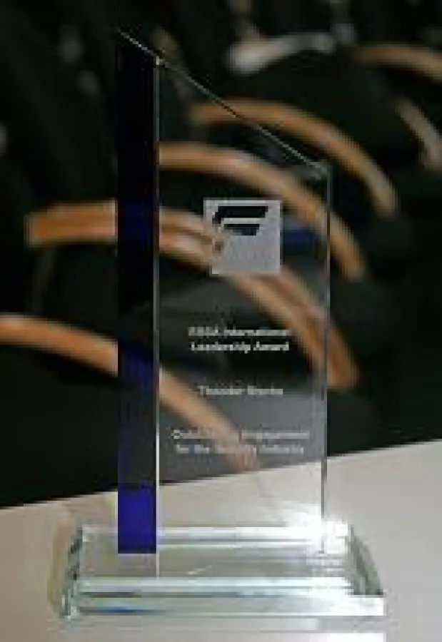 Erstmalig wurde in diesem Jahr der ESSA International Leadership Award verliehen (Foto Nr. 246-ESSA)