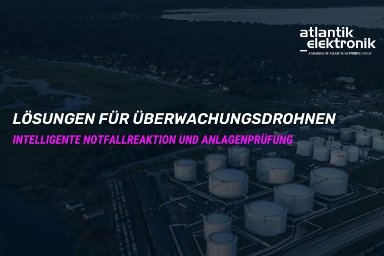 Bild: Atlantik Elektronik GmbH präsentiert Lösungen für Überwachungsdrohnen