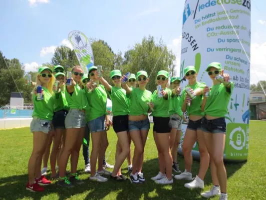 Mit Fun und Engagement Getränkedosen recyceln- „jede Dose zählt“ bereits 5 Jahre aktiv in Österreich unterwegs Bild: Mit Fun und Engagement Getränkedosen recyceln- „jede Dose zählt“ bereits 5 Jahre aktiv in Österreich unterwegs