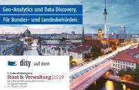 Geo-Analytics und Data-Discovery auf dem 7. Zukunftskongress Staat & Verwaltung Bild: Geo-Analytics und Data-Discovery auf dem 7. Zukunftskongress Staat & Verwaltung