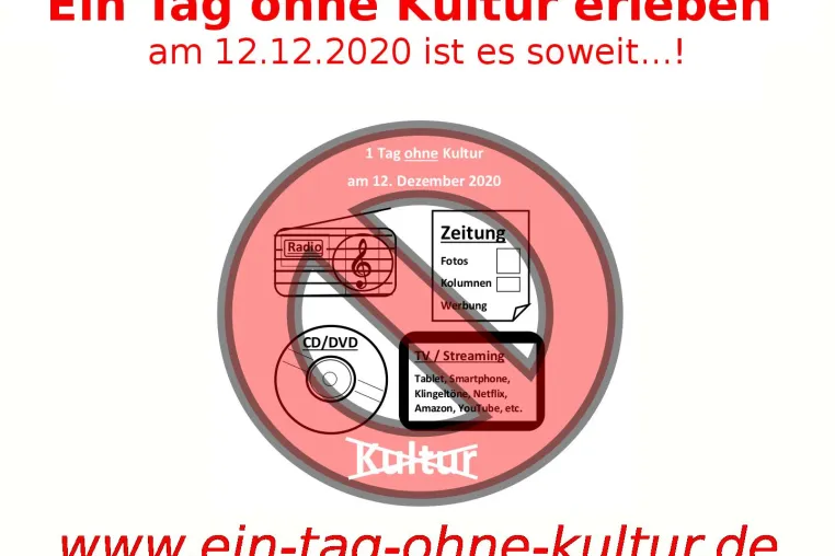 Ein Tag ohne Kultur am 12.12.2020 Bild: Ein Tag ohne Kultur am 12.12.2020