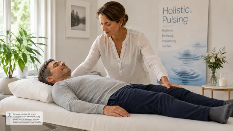 Bild: Warum Holistic Pulsing immer mehr Menschen interessiert. Diese sanfte Körperarbeit setzt auf Rhythmus