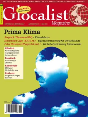 Bild: Glocalist Magazine (Nov.)-Schwerpunkt Klimawandel und nachhaltiges Wirtschaften
