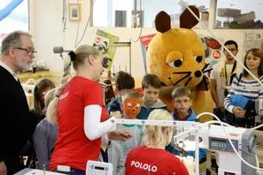 Bild: Reger Andrang beim Türöffner-Tag 2016 in der POLOLO-Manufaktur