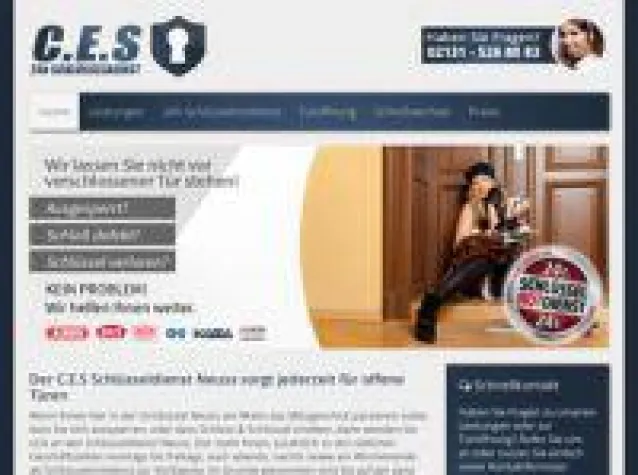Bild: Schlüsseldienst Neuss C.E.S. - so einfach kommen Sie wieder in Ihre vier Wände