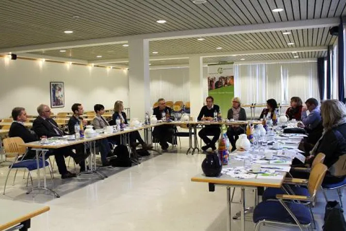 Bild: Koordinierungsausschuss zu Gast beim Integrationsfachdienst der Märkischen Kliniken