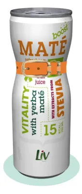 Bild: Der Vitaldrink Maté Boost von Liv Natur: natürlich, kalorienarm und vitalisierend