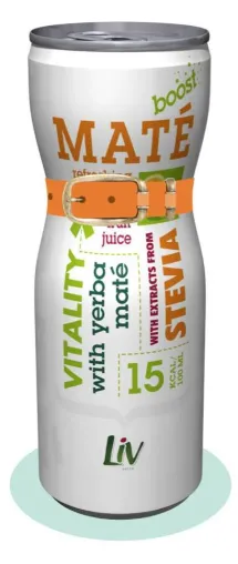 Bild: Der Vitaldrink Maté Boost von Liv Natur: natürlich, kalorienarm und vitalisierend