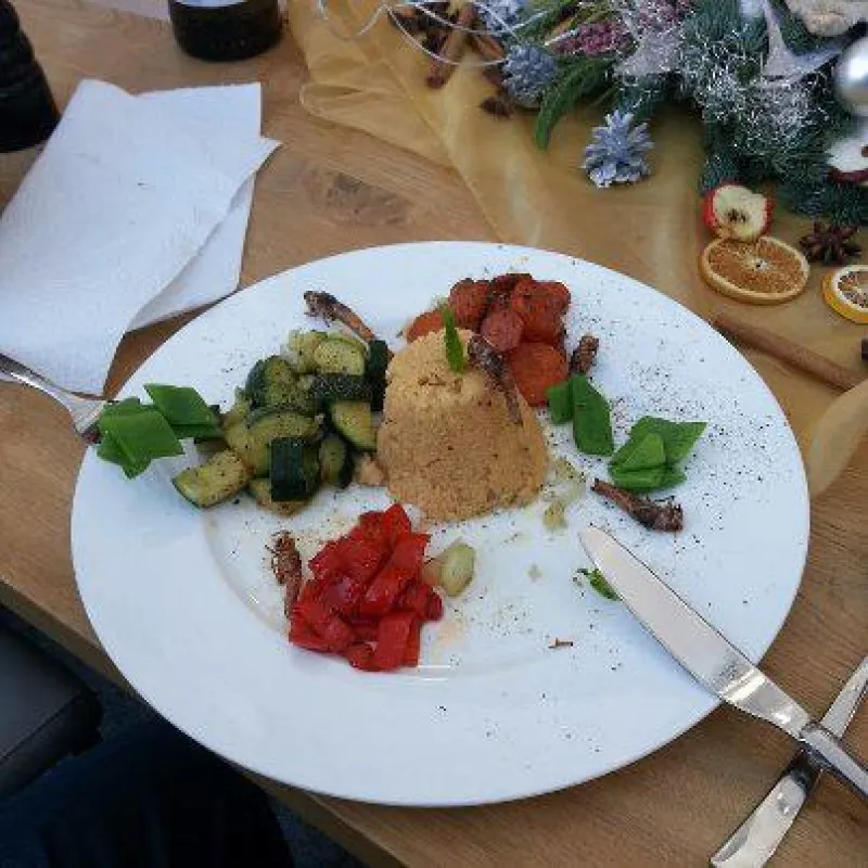 Essbare Insekten