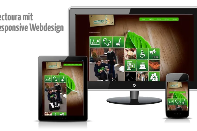 Vectoura startet mit Responsive Webdesign in die neue Kletterparksaison 2013 Bild: Vectoura startet mit Responsive Webdesign in die neue Kletterparksaison 2013