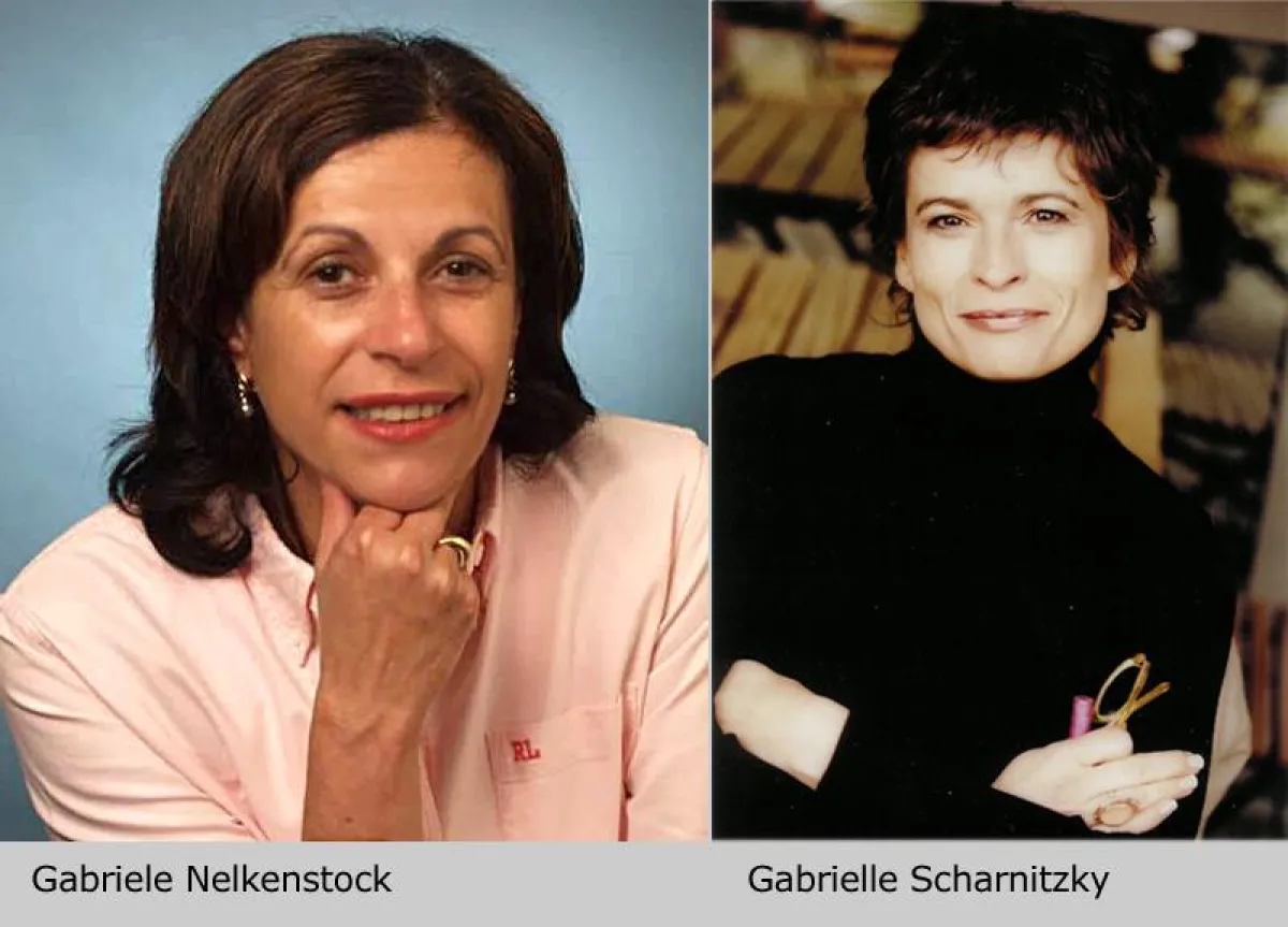 Gabriele Nelkenstock (L),  Gabrielle Scharnitzky (r)