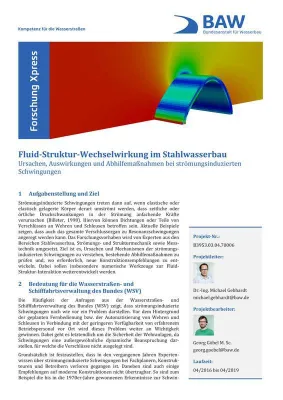 Bild: Forschung Xpress - BAW startet neues Format für die Wissenschaftskommunikation