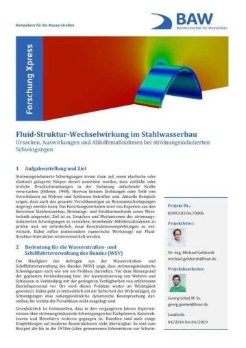 Bild: Forschung Xpress - BAW startet neues Format für die Wissenschaftskommunikation