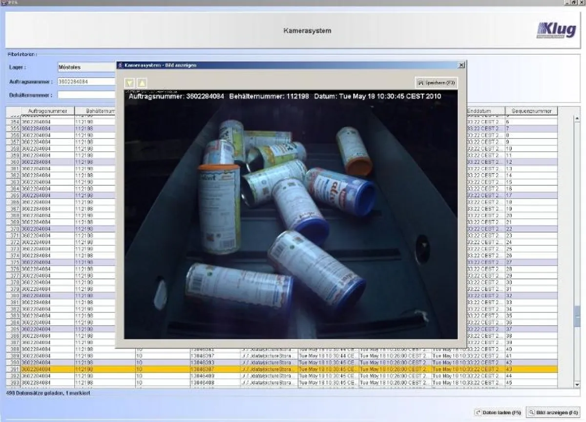 Bei der Reklamationsbearbeitung wird die entsprechende Lieferung durch Eingabe von Suchkriterien schnell gefunden