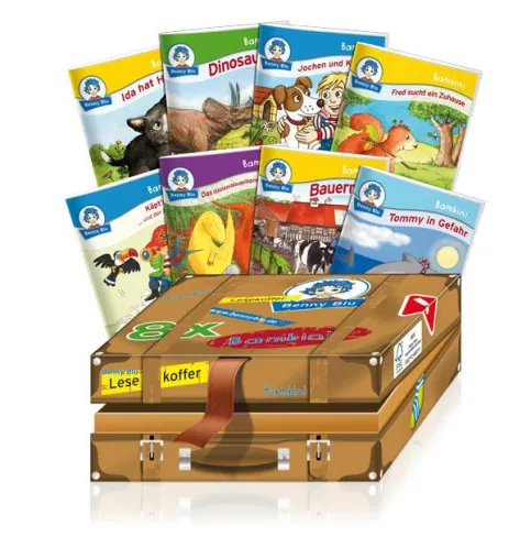 Benny Blu Bambini Lesekoffer: Ideal für die Ferien Bild: Benny Blu Bambini Lesekoffer: Ideal für die Ferien