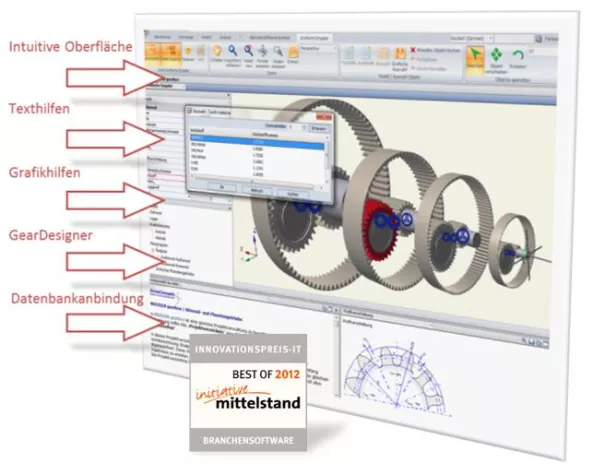 Bild: MDESIGN gearbox gewinnt Gütesiegel „BEST OF 2012“