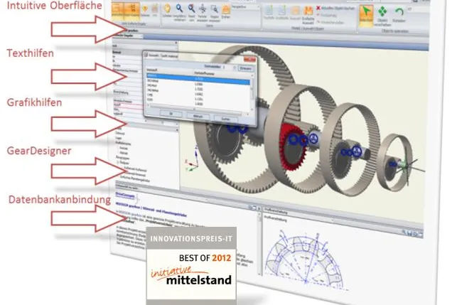 MDESIGN gearbox gewinnt Gütesiegel „BEST OF 2012“ Bild: MDESIGN gearbox gewinnt Gütesiegel „BEST OF 2012“
