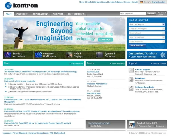 Bild: Kontron - Neue Website ist online