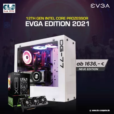 Bild: CLS Computer macht die diesjährige EVGA Edition zum zusammenstellen hochwertiger Gaming-PC
