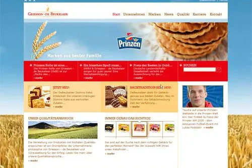 Bild: Appetitlich: Der neue Webauftritt von Griesson – de Beukelaer
