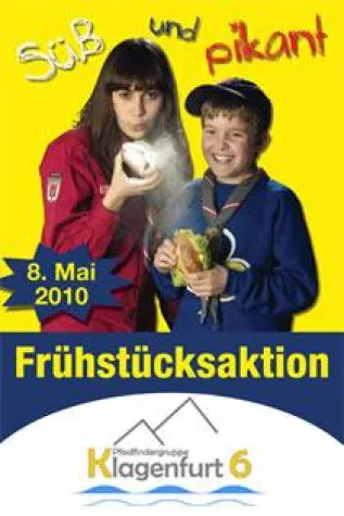 Bild: Muttertagsaktion der Pfadfindergruppe Klagenfurt 6 Annabichl