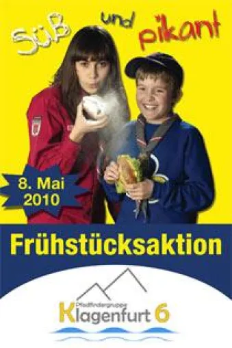 Bild: Muttertagsaktion der Pfadfindergruppe Klagenfurt 6 Annabichl