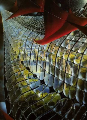 Bild: Flucht vor Monsanto? – Rettet eine Arche die intakte Natur? – Visionsgemälde