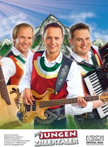 Bild: Die Jungen Zillertaler- Party geht mit dem Song "Wickie" in eine neue Runde