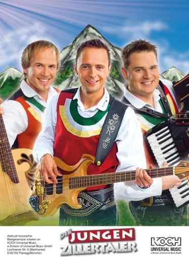 Bild: Die Jungen Zillertaler- Party geht mit dem Song "Wickie" in eine neue Runde