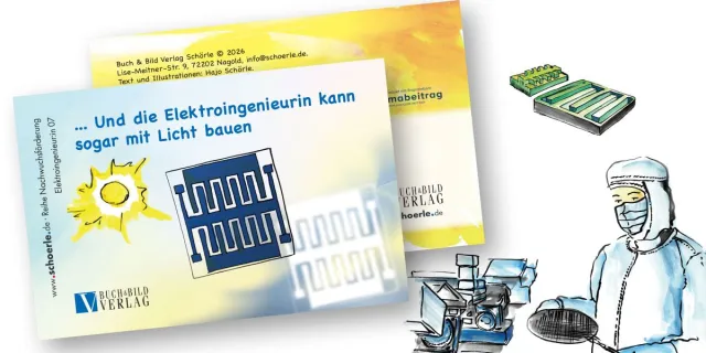 Bild: Wie baut man Technik, die kleiner als ein Staubkorn ist? Neues Kinderbuch erklärt MEMS-Sensoren