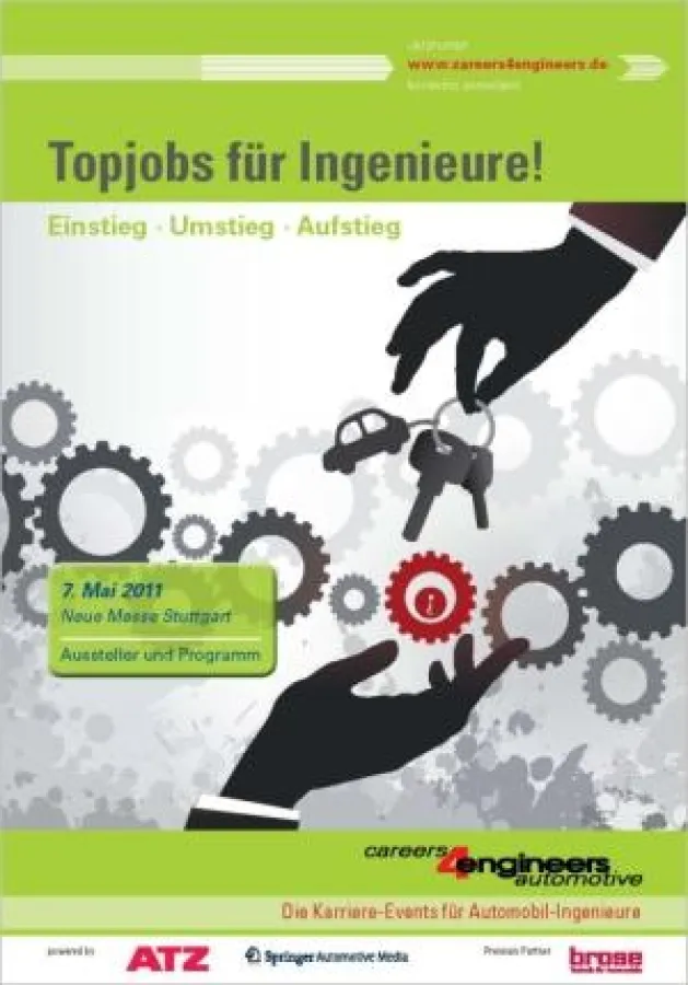 Cover des Programmhefts zur careers4engineers automotive Stuttgart 2011