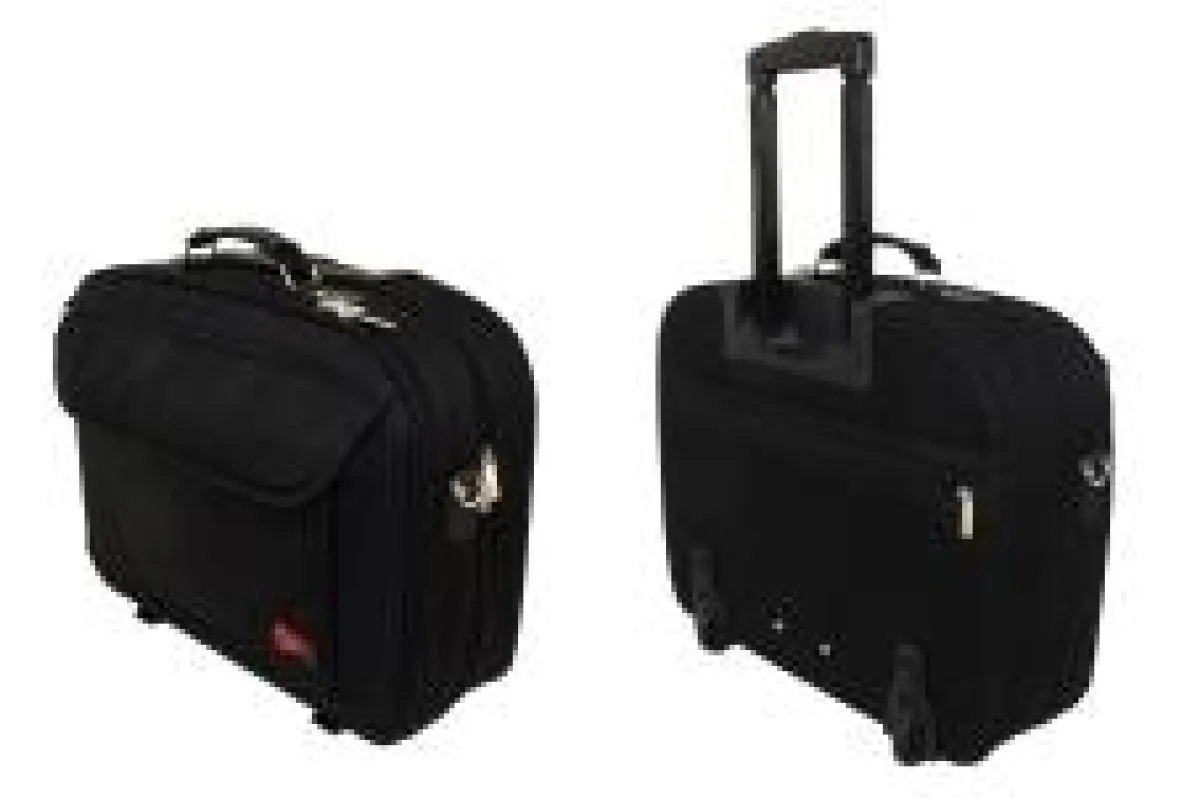 Mit dem Trolley der Swiss Business Case Basic Line lassen sich Notebooks sicher und bequem transportieren.