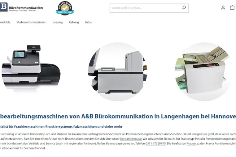 Bild: Frankiersysteme.de präsentiert umfassenden Bereich für Frankiermaschinen-Verbrauchsmaterialien
