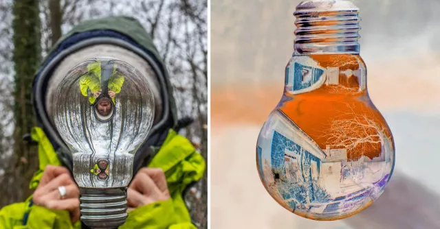 Durch die Glühbirne geschaut: Fotoseminar „Glühbirnen-Fotografie“ Bild: Durch die Glühbirne geschaut: Fotoseminar „Glühbirnen-Fotografie“