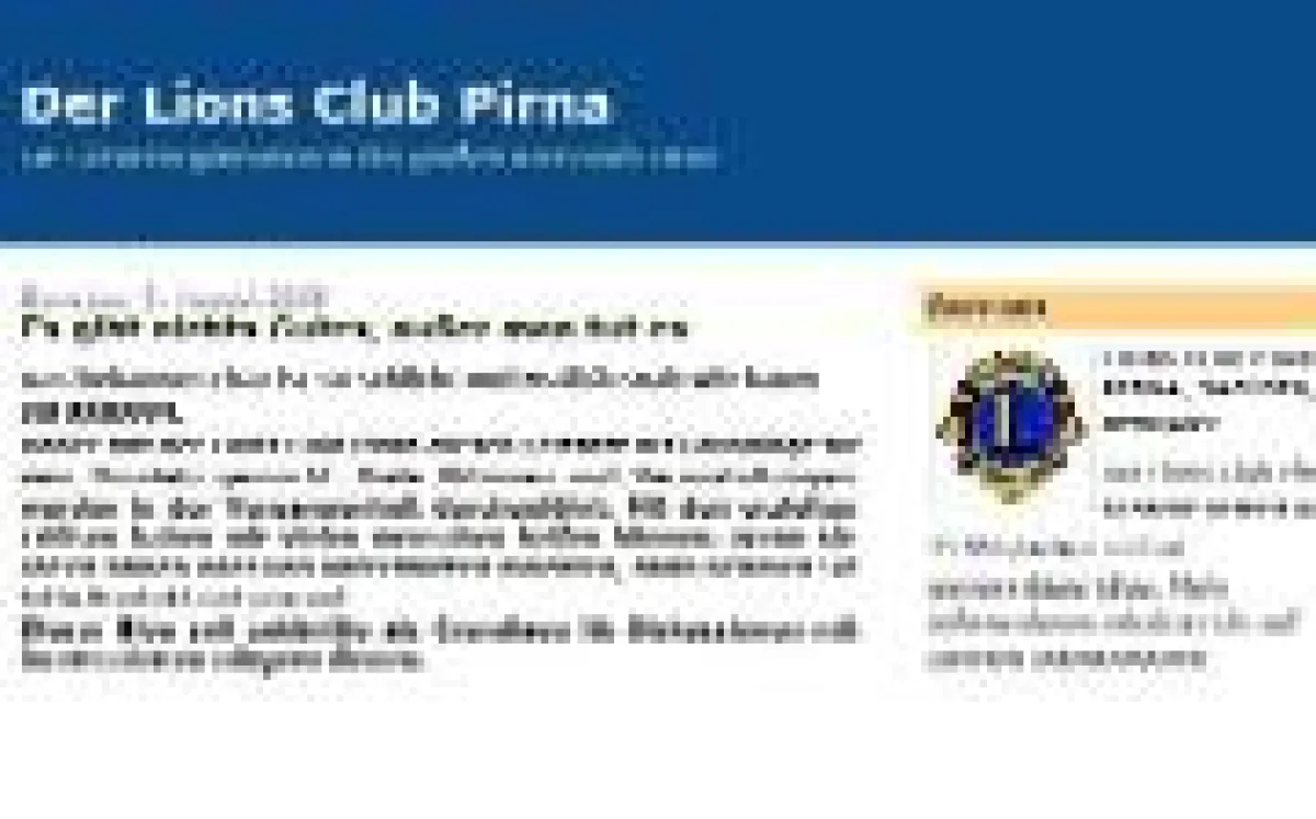Blog Lions Club Pirna