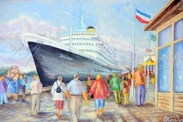 Bild: „Kreativität in Farbe und Formen“ in der Kleinen Galerie im Hafenhaus